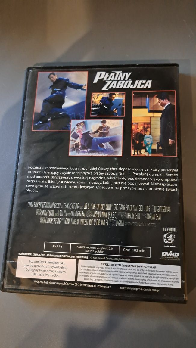 Płyta DVD Jet li Płatny zabójca