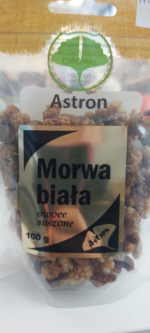 Morwa biała suszone owoce 100g obniza poziom cukru, odchudzajaca