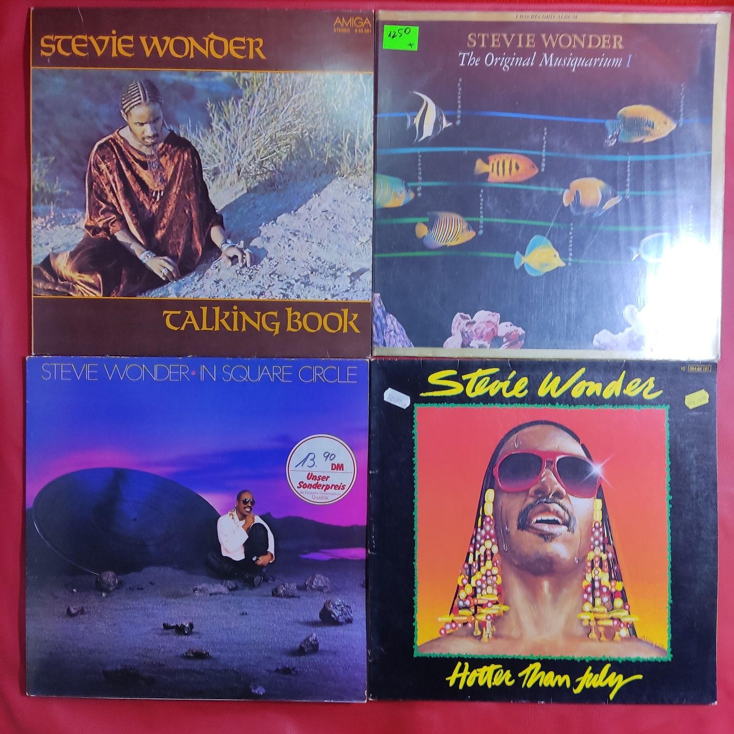 Stevie Wonder- Вінілові платівки.1976/79/80/85/86.