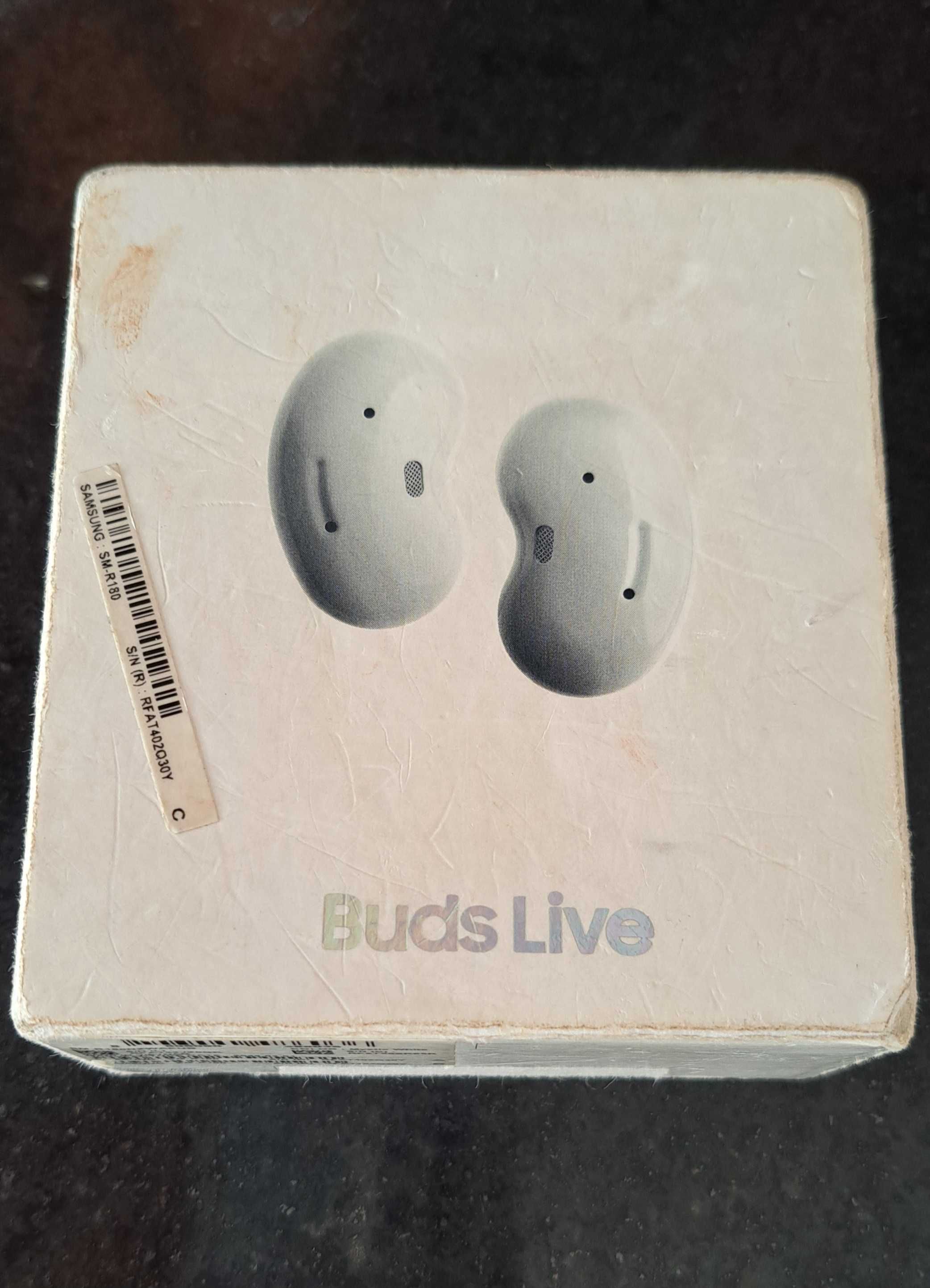 Samsung Galaxy Buds Live — branco, Excelente Estado