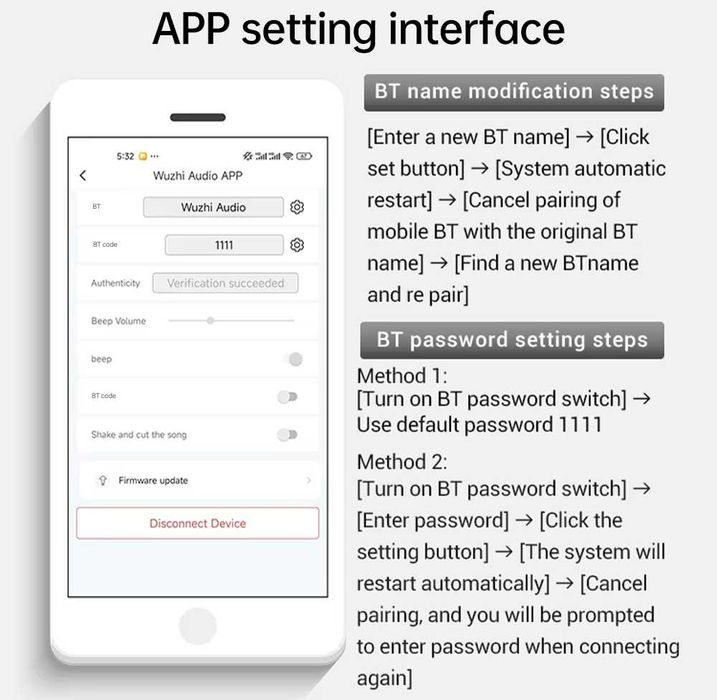 Підсилювач звуку ZK-1001U 100W Bluetooth 5.3 Android AUX USB MP3