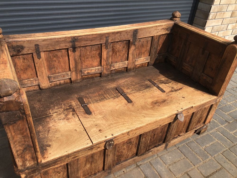 Sofa ława siedzisko na taras z litego drewna