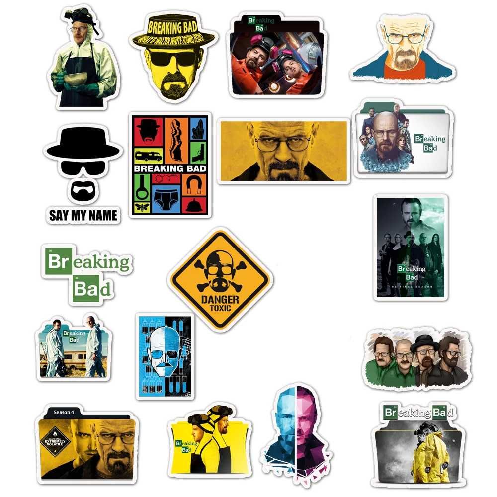 Wlepy naklejki 10szt. Breaking Bad