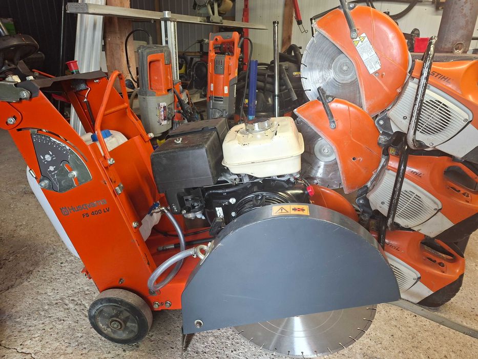 Piła jezdna do betonu wiertnica do betonu wynajem wypożyczalnia