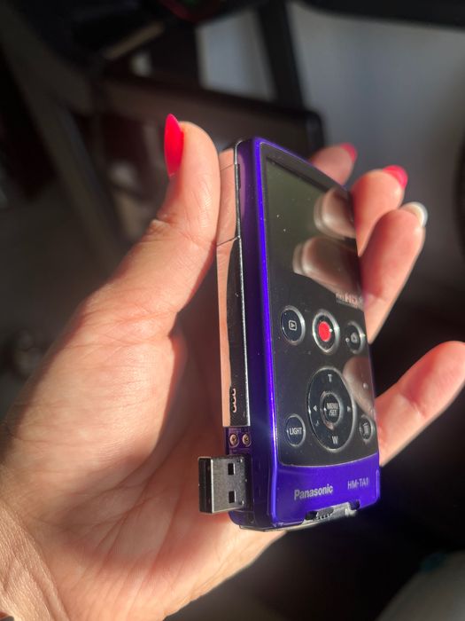 Panasonic HM TA 1 (c/caixa e acessórios originais)