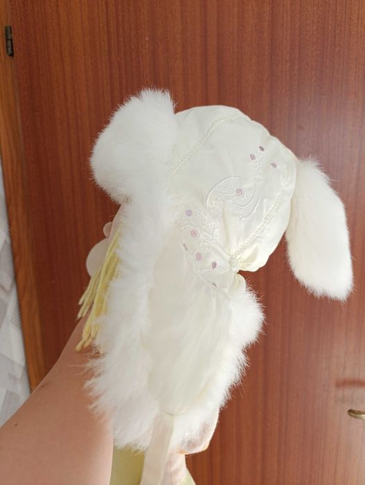Шапка зимова дівчинка нова