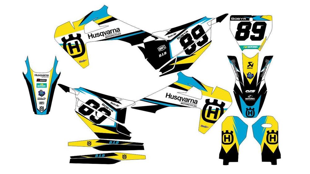 Наклейки Husqvarna Geon Xroad YCF Beta Kayo Gas Gas Husaberg TM SHERCO