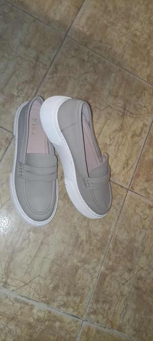 Лофферы  бежевые