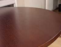 Nowy stół okrągły 80 cm blat fornir 3 nogi