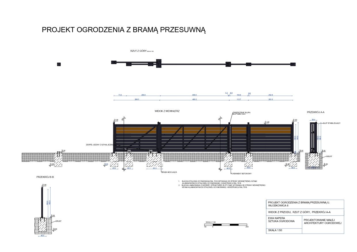 Projekt ogrodu, rabat ,kwietników sezonowych oraz donic