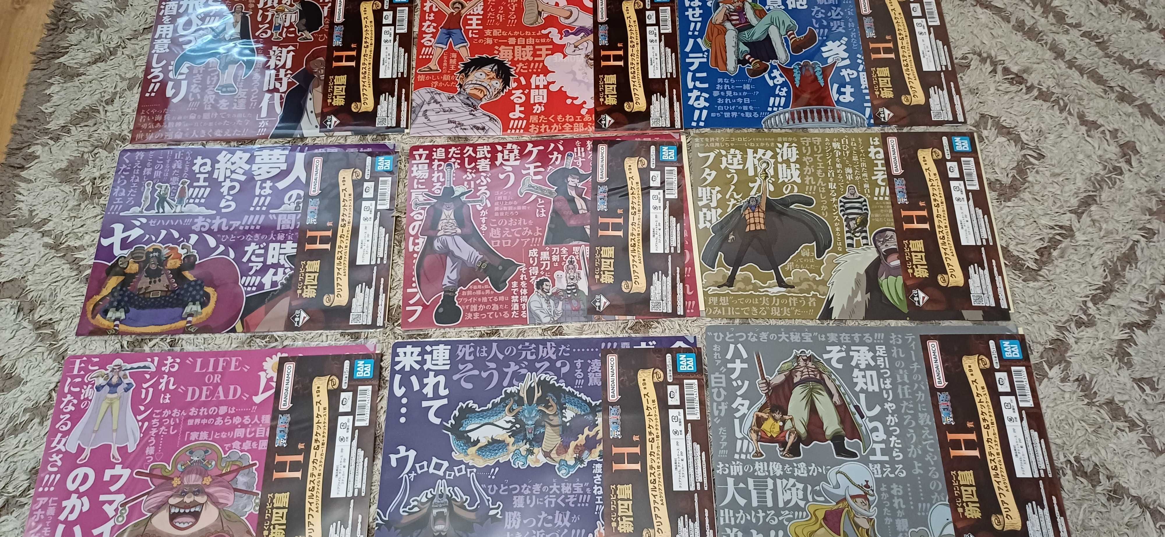 Teczki A4 + naklejka One Piece Figurka Manga Anime