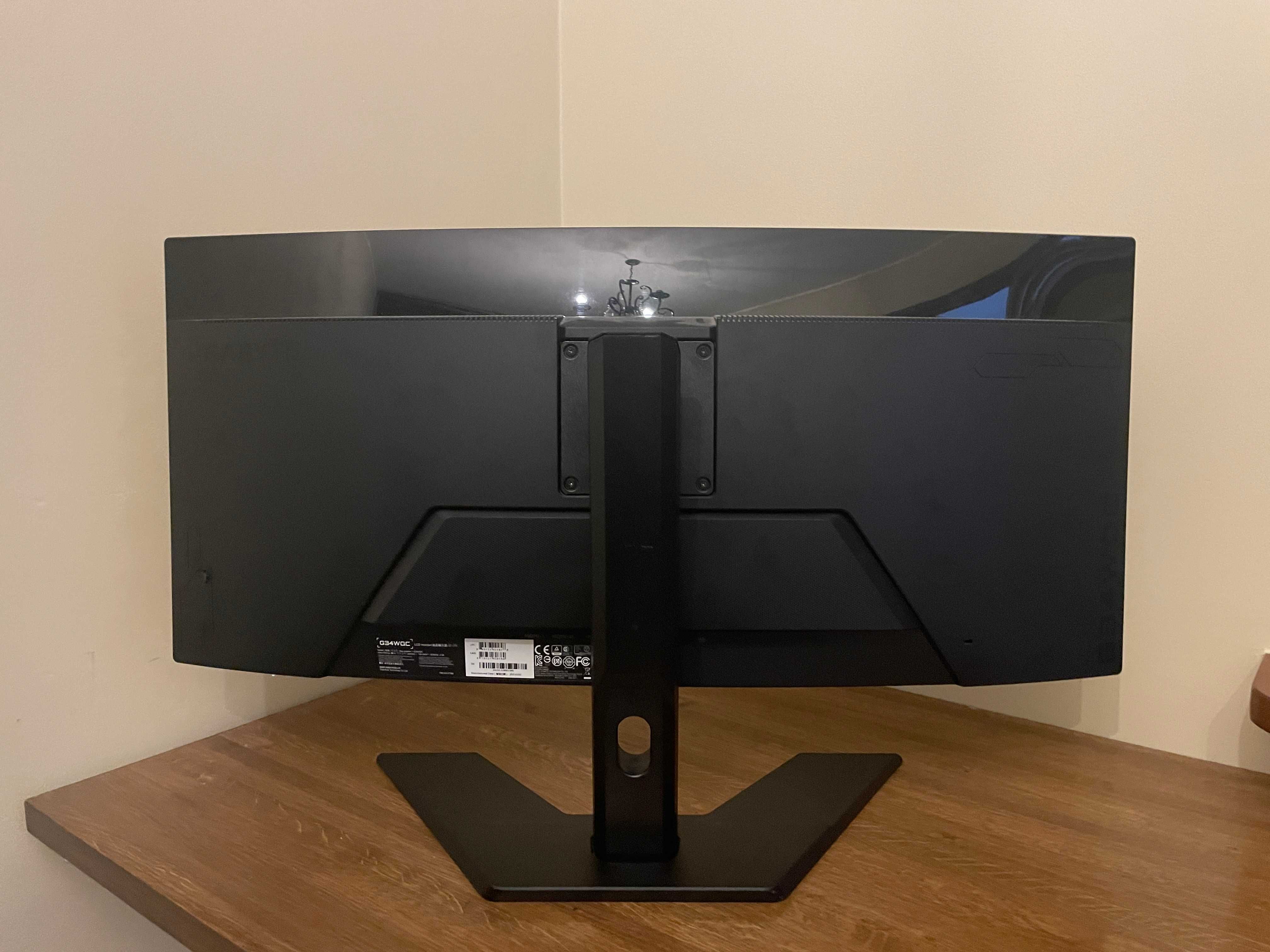 Monitor Gigabyte G34WQC A Curved HDR 34" 144 hz 1 ms