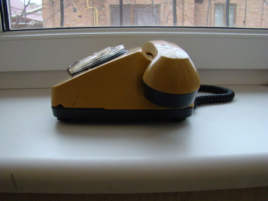 Старый дисковый телефон ТА-600 Респром Белоградчик 1988 г.в., Болгария