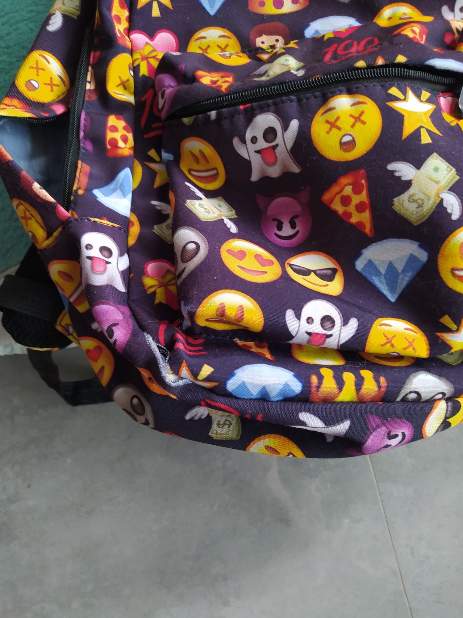 Plecak jednokomorowy Emotki 40 cm