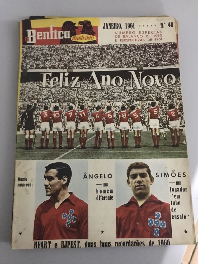 Revistas Benfica ilustrado - 1ª Série - anos 60