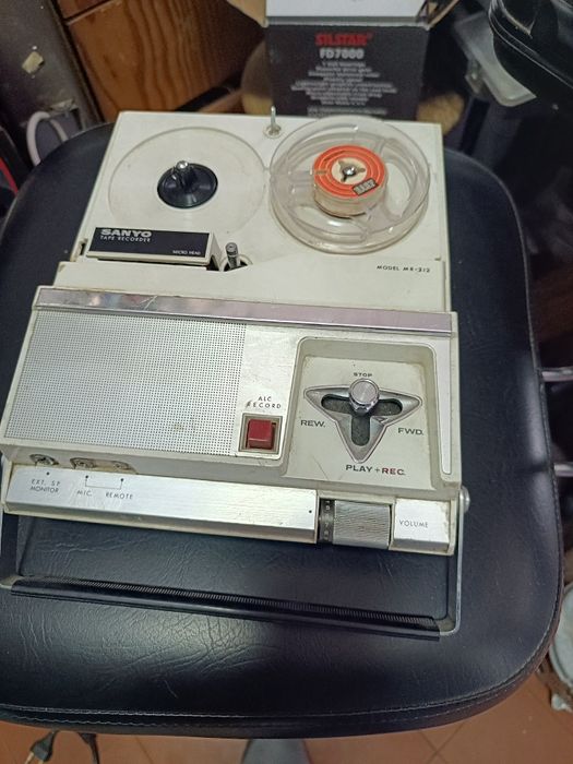 Leitor gravador  de bobines musica