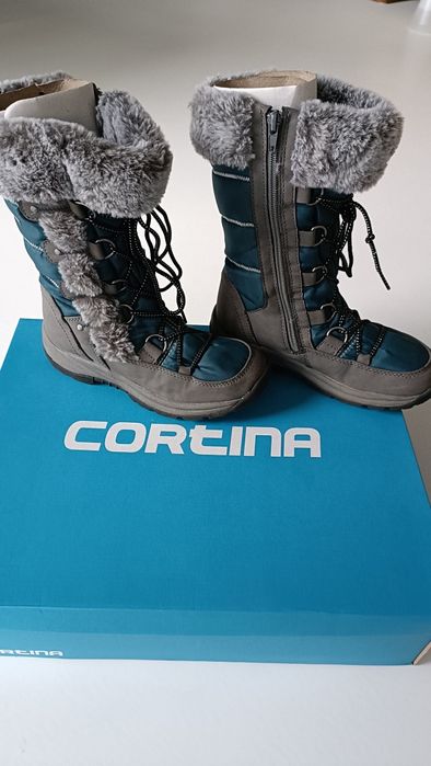 CORTINA śniegowce z membraną DEItex r. 34 stan BDB