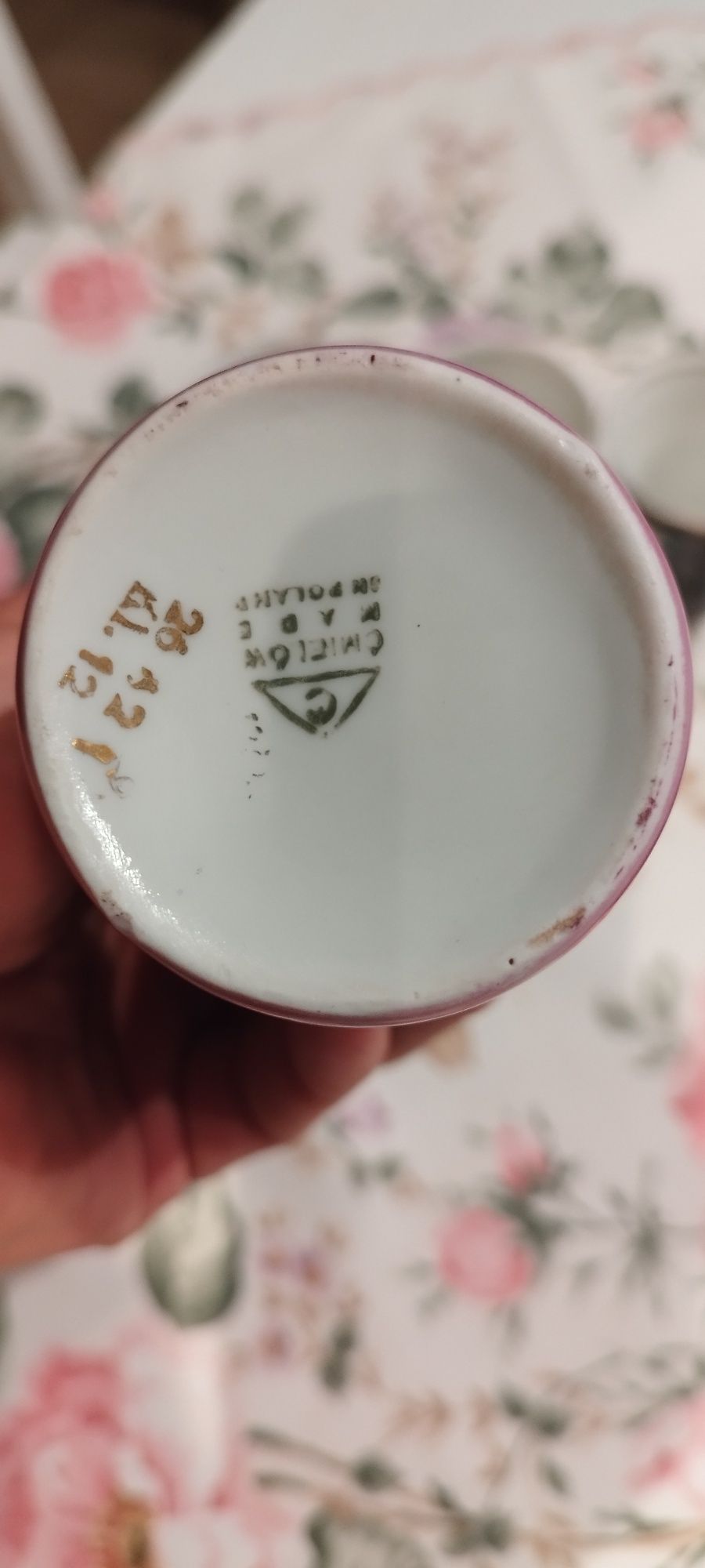 Porcelanowy serwis do kawy Ćmielów