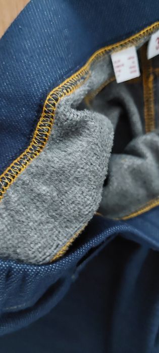 John Baner Bonprix r.48/50 ocieplane granatowe spodnie/getry