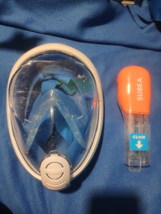 Vendo máscara de mergulho