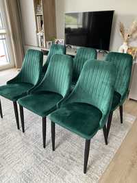 6 SZTUK Krzesła Glow Komfort zielone