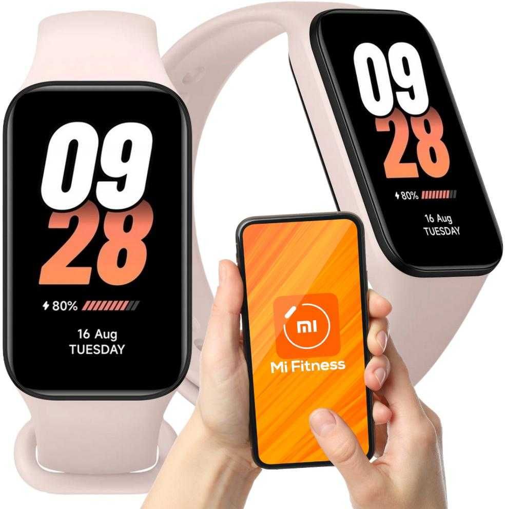 Smartband Xiaomi Band 8 Active różowy Eltrox Łódź