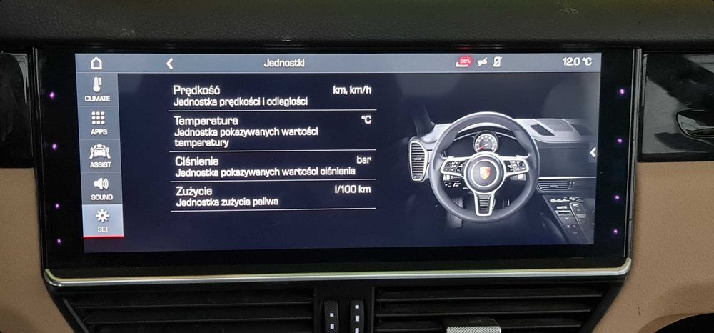 Porsche Polski Język menu MH2P MIB2 Macan Cayenne Panamera 911 usa