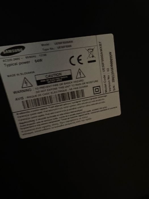 Телевізор Samsung 50 Full HD з дефектом