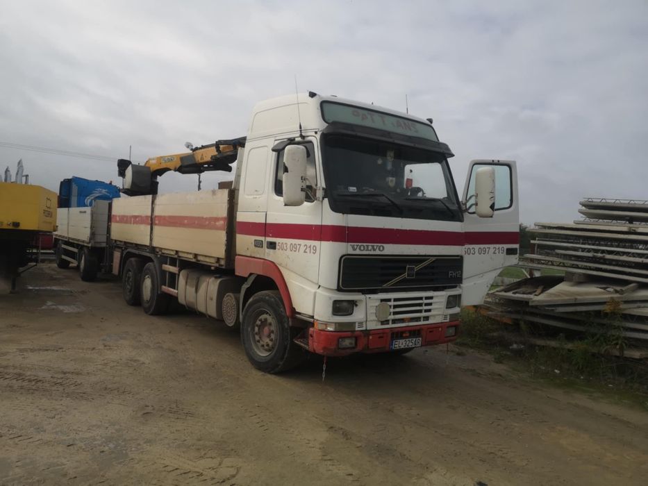 Volvo 2002 rok z HDS z przyczepą.