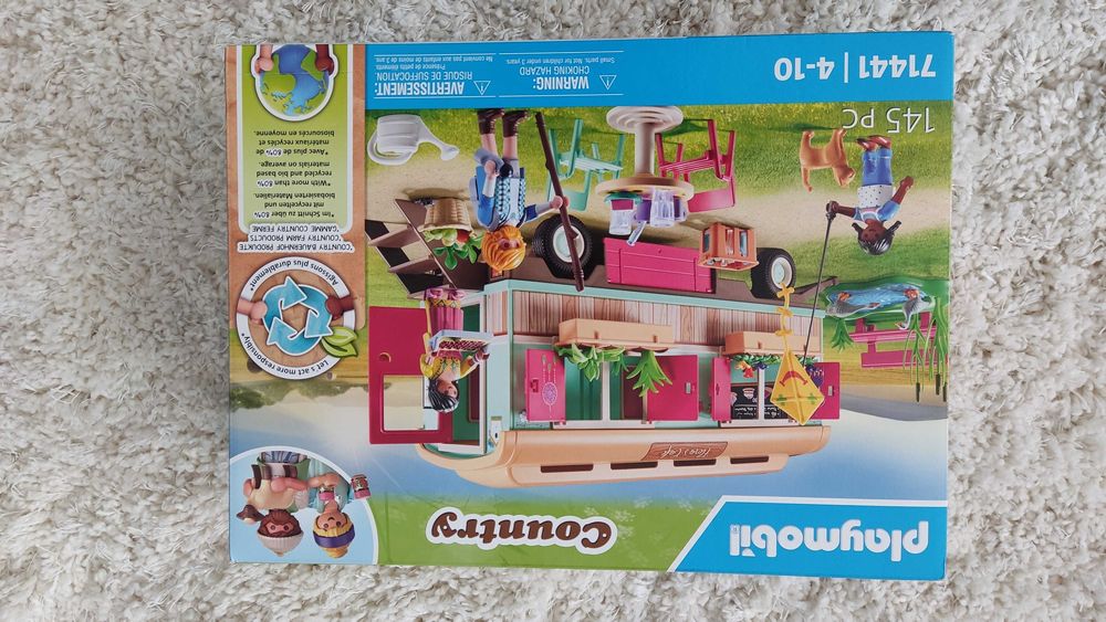 Nowy Playmobil Country 71441 Przytulna kawiarenka w wagonie