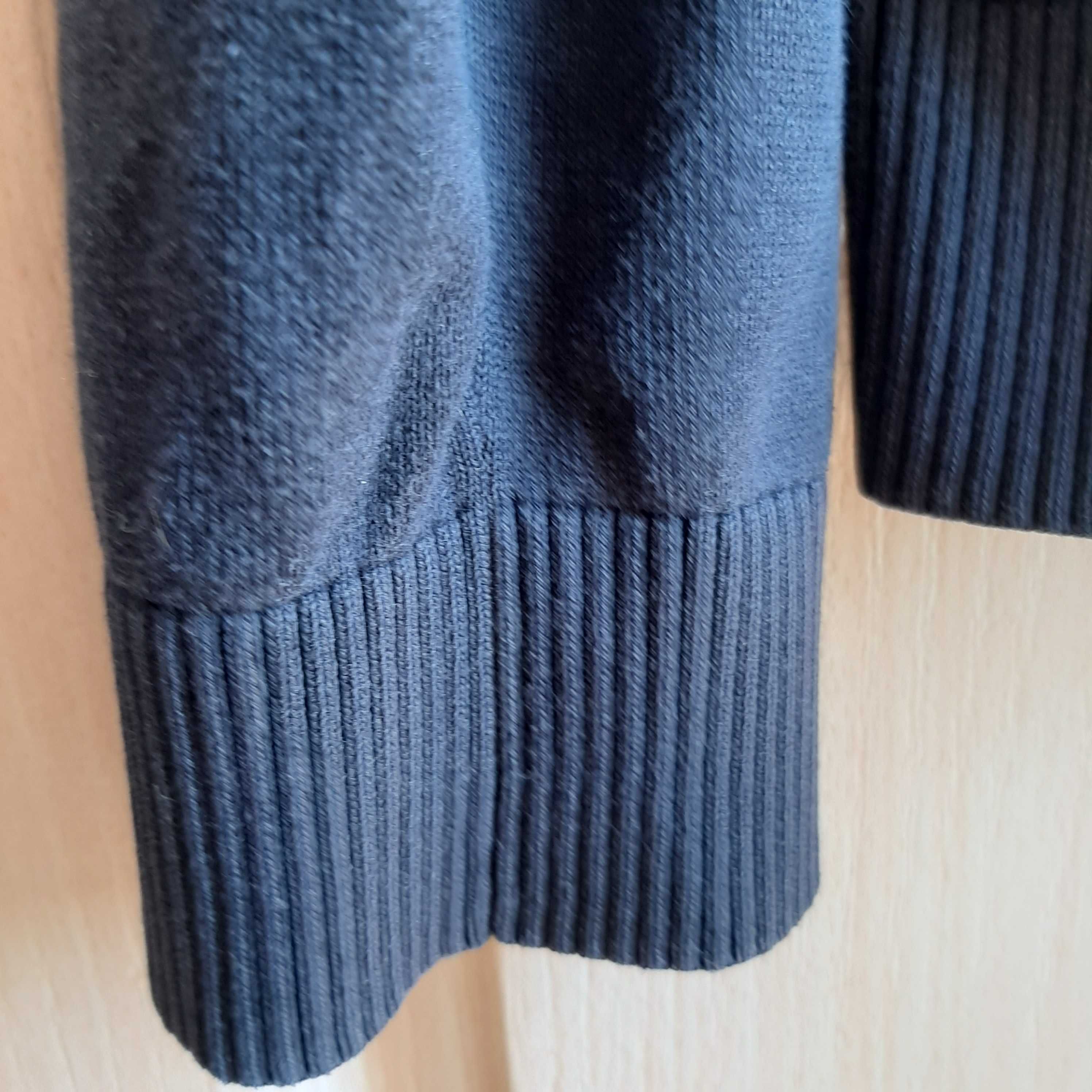Esprit - męski sweter granatowy, rozm. L