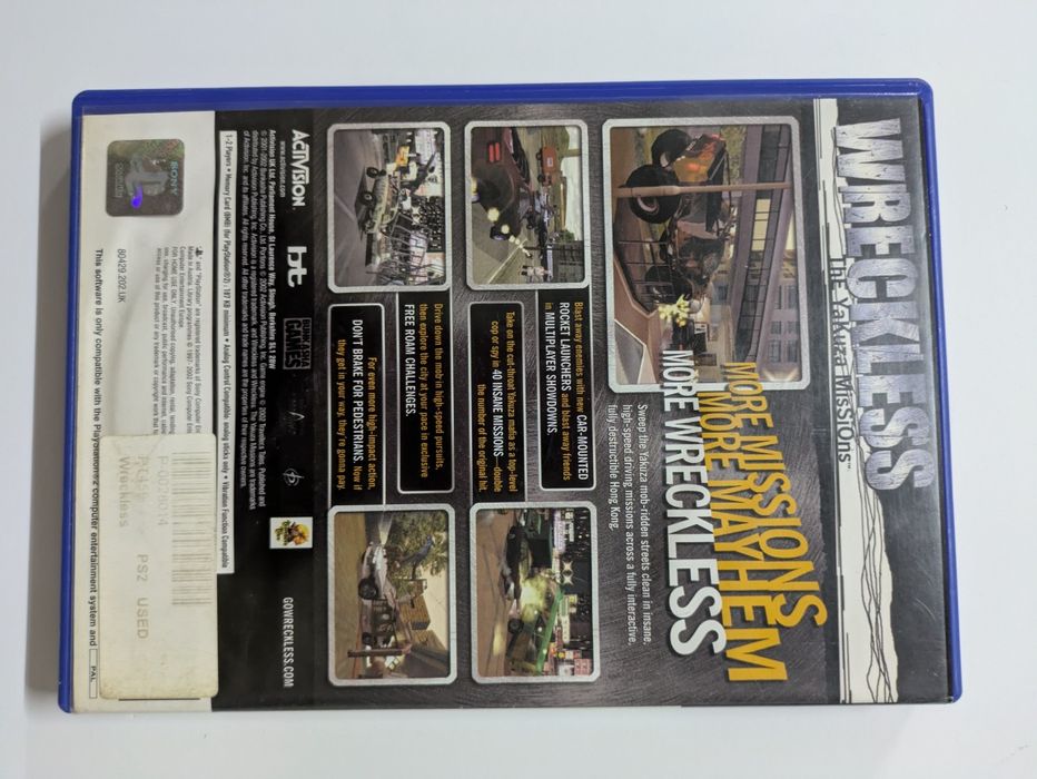 Wreckless: The Yakuza Missions (PS2)