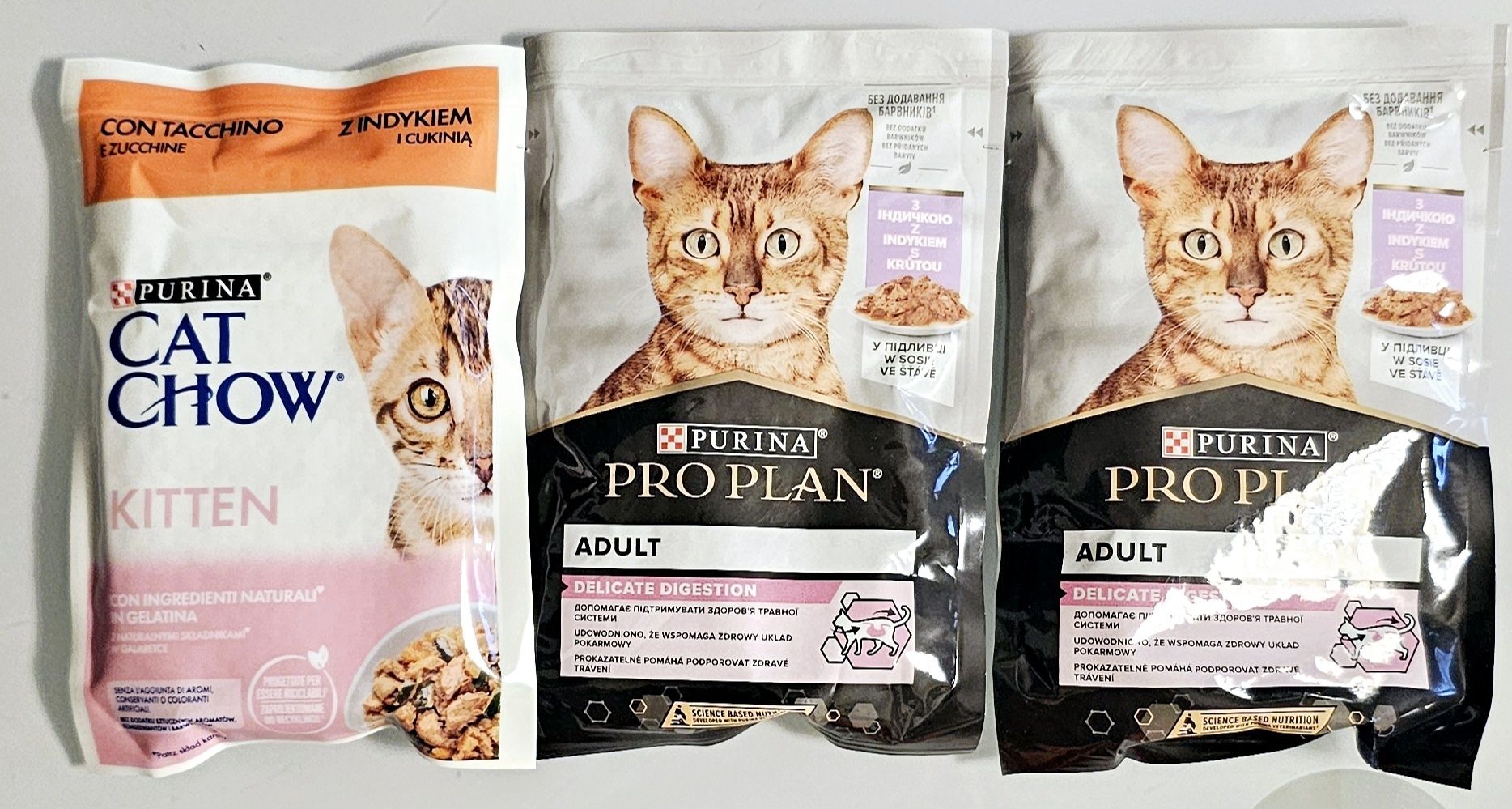 Nowe 3 x karma mokra dla kotka, Purina, 85 g