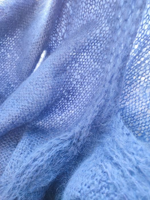 Свитер оверсайз / кофта вязанная мохеровая