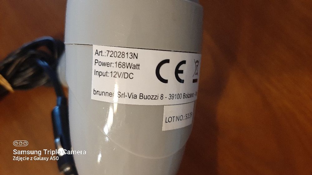 Suszarka do wlosow samochodowa Brunner 12v