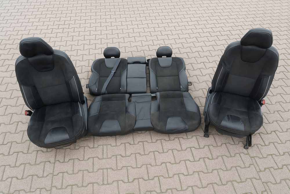 Fotel kierowcy pasażera kanapa skóra volvo v40 II r desing