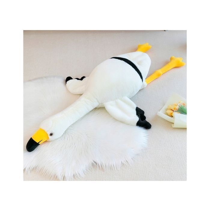 Maskotka Flaming Biały Ptak Pluszak Poduszka 110Cm