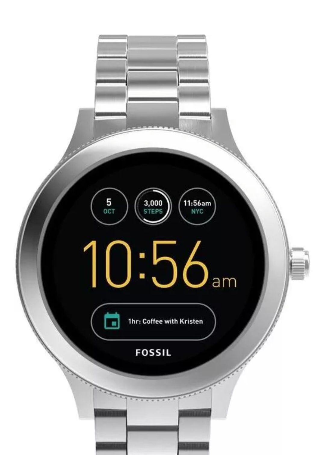 SmartWatch FOSSIL Q Venture Srebrny FTW6003