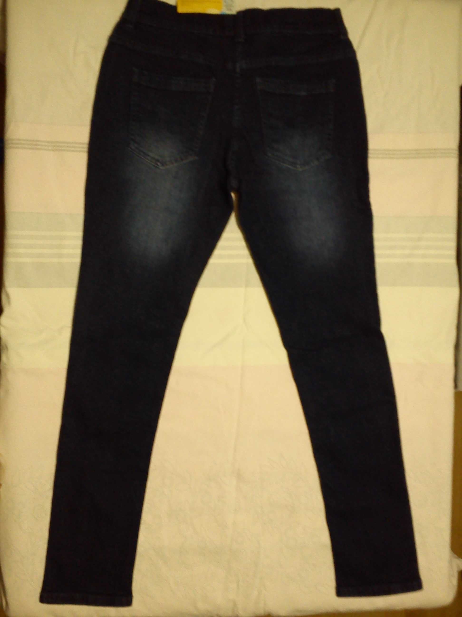 spodnie jeansowe dziewczęce 146/152
