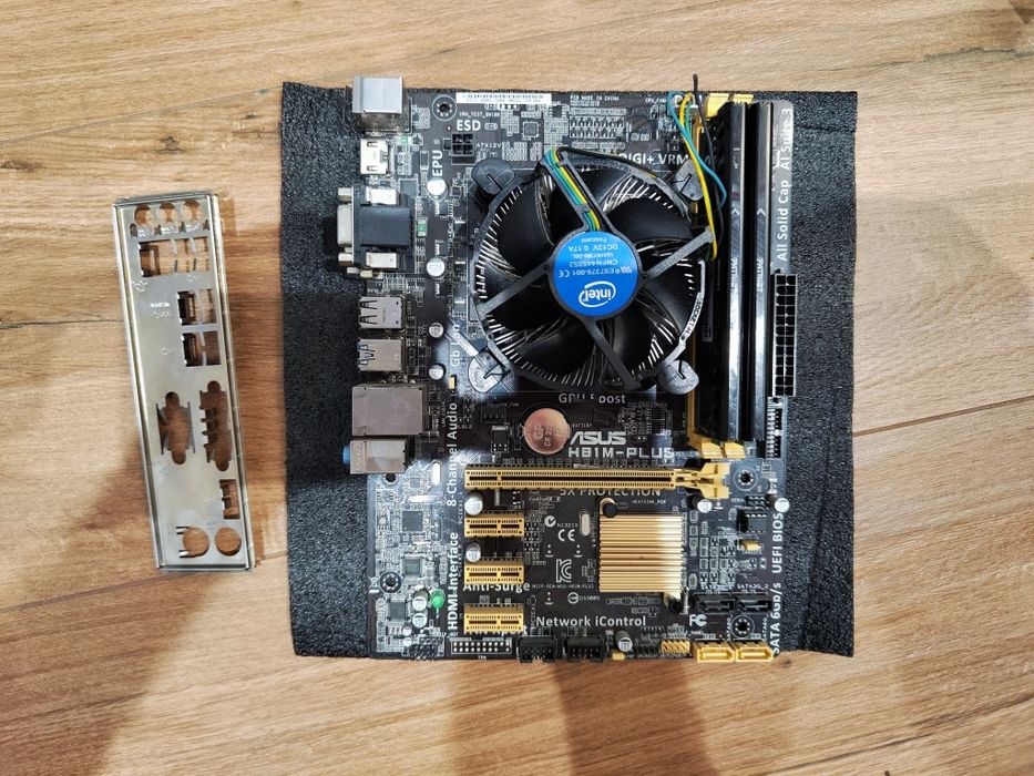 Zestaw Asus H81M-Plus, procesor i3-4170, 16GB RAM