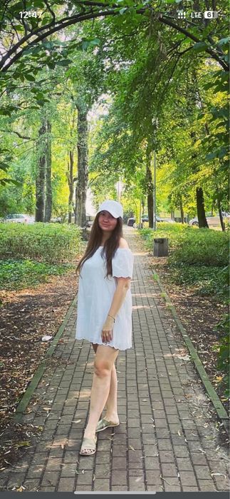 Сарафан літній білий