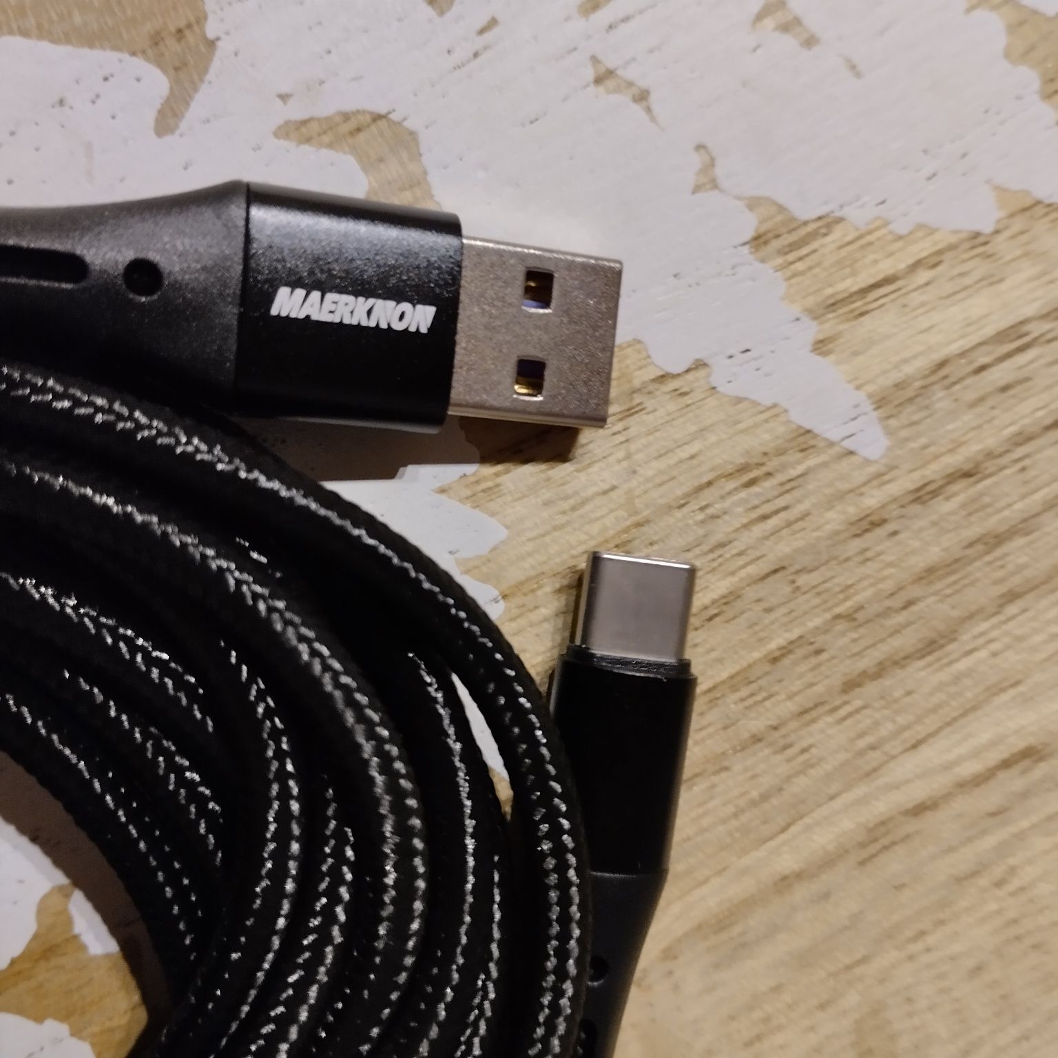 Kabel USB typu C, 3 m nowy