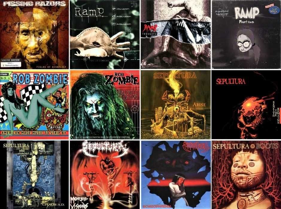 96 CDs - Metal - Raros - Muito Bom Estado