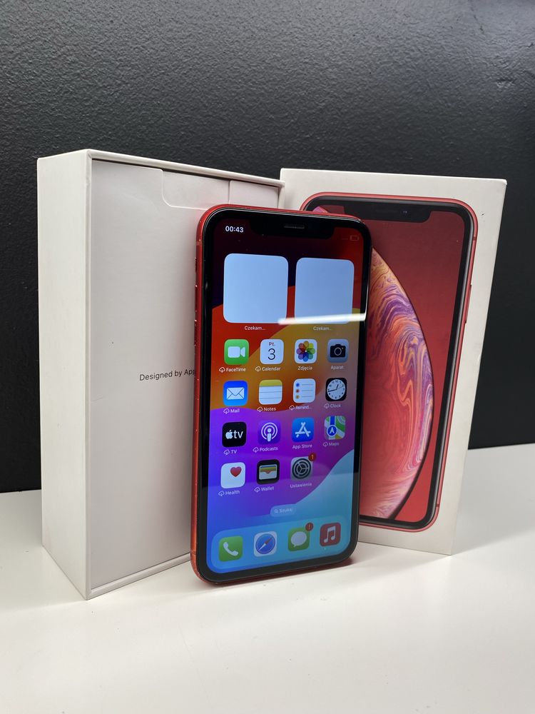 iPhone Xr Red Product 100% bateria