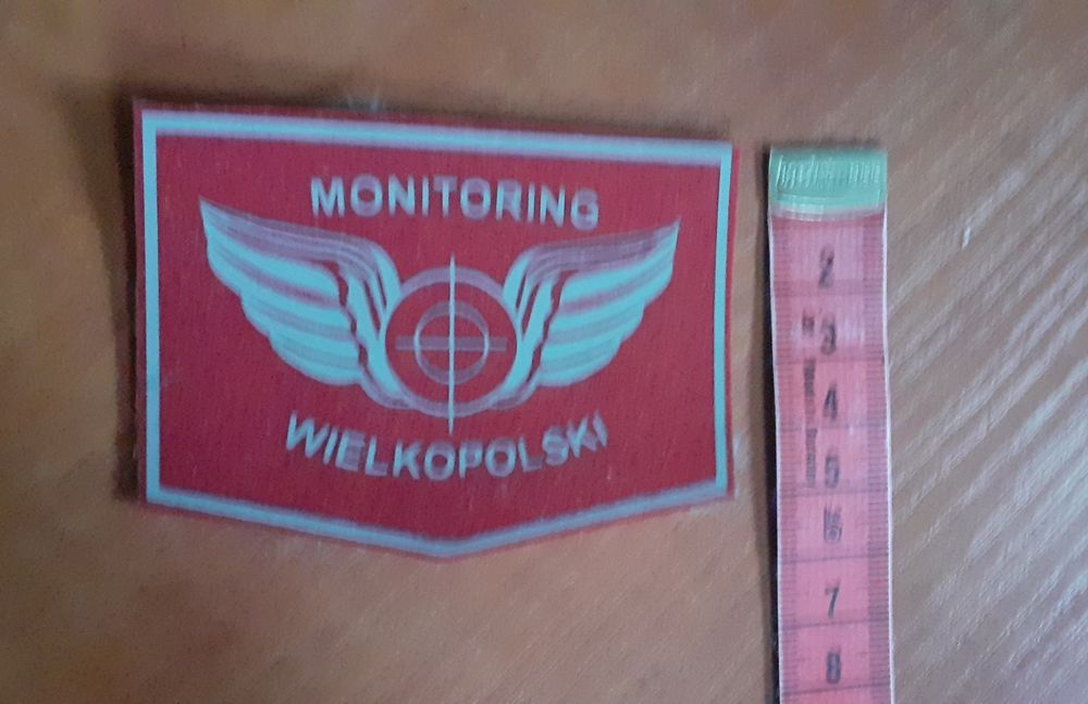 Naszywka na filcu Monitoring