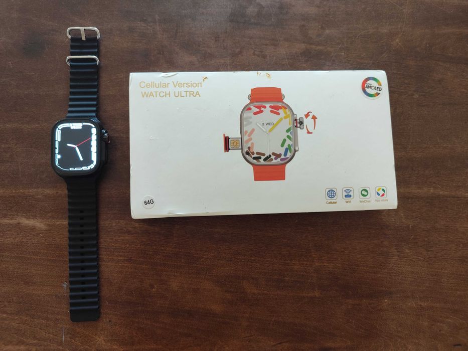 Smartwatch Watch Ultra (Novo) – Versão Celular e Wi-Fi