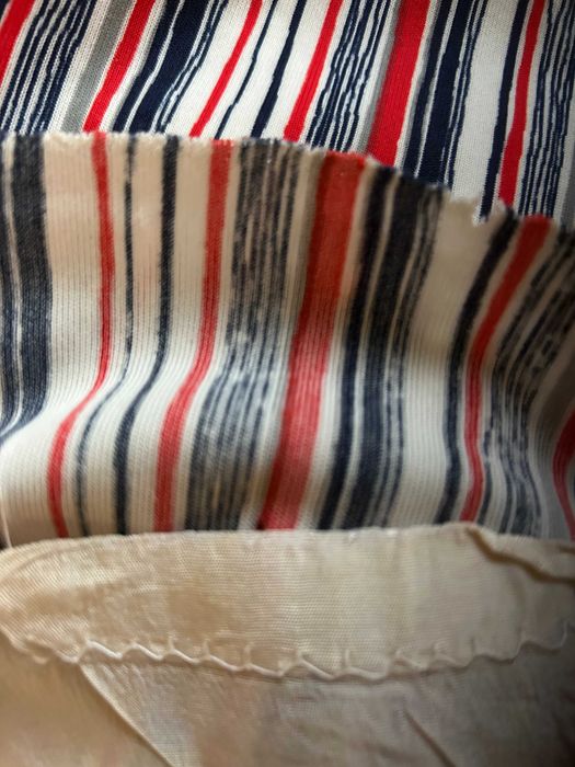 Sukienka w paski z kołnierzykiem rozm 38/40