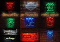 neon szyld reklama led diody cafe pub piwo restaur