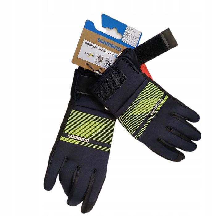 Rękawiczki Rowerowe Shimano L Żółty