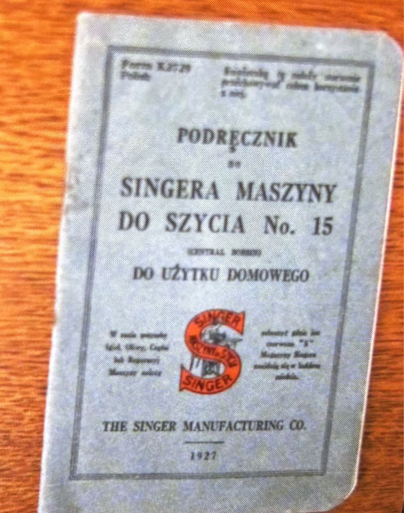 Singer z 1908 maszyna do szycia nowa z gwarancją i instukcją